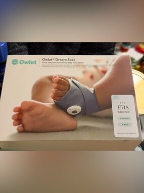 Owlet Dream Sock Baby Sleep Tracker - Blue